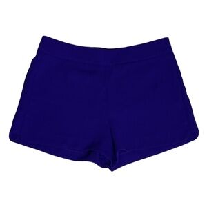 J. CREW Tailored Shorts in Vibrant purple.